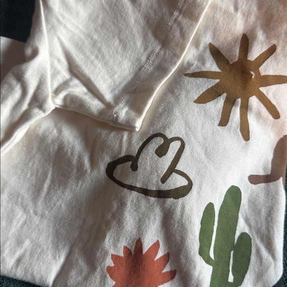 Madewell Cream Graphic Short Sleeve Tee NWOT - Picture 4 of 4